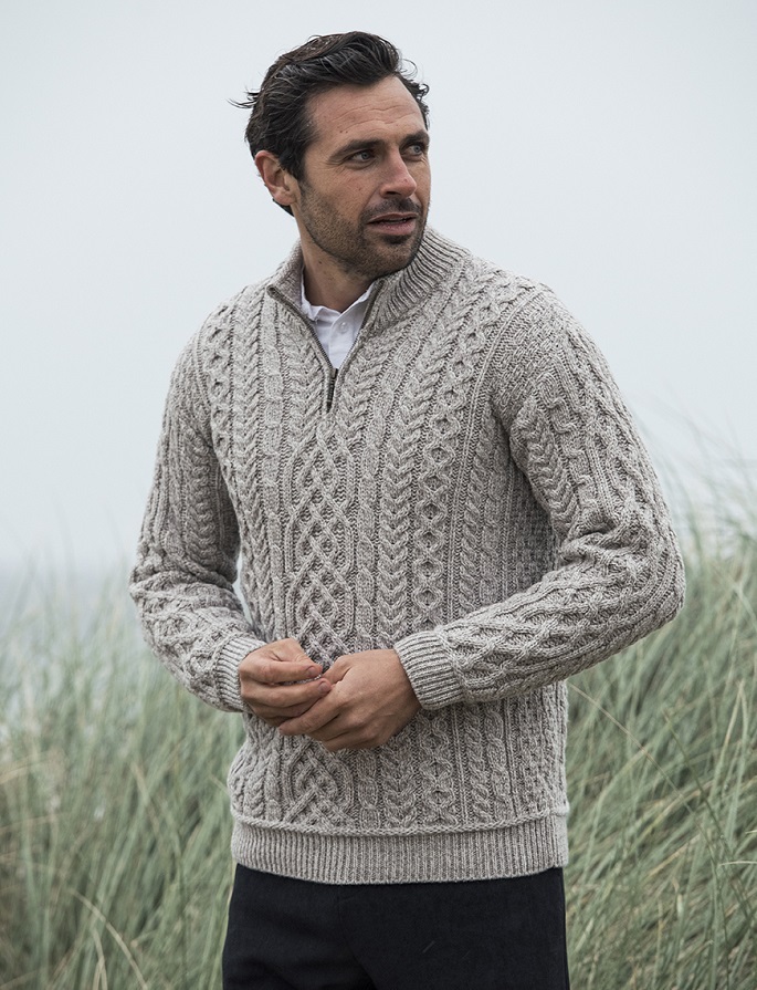 Men's Super Soft Half Zip Sweater