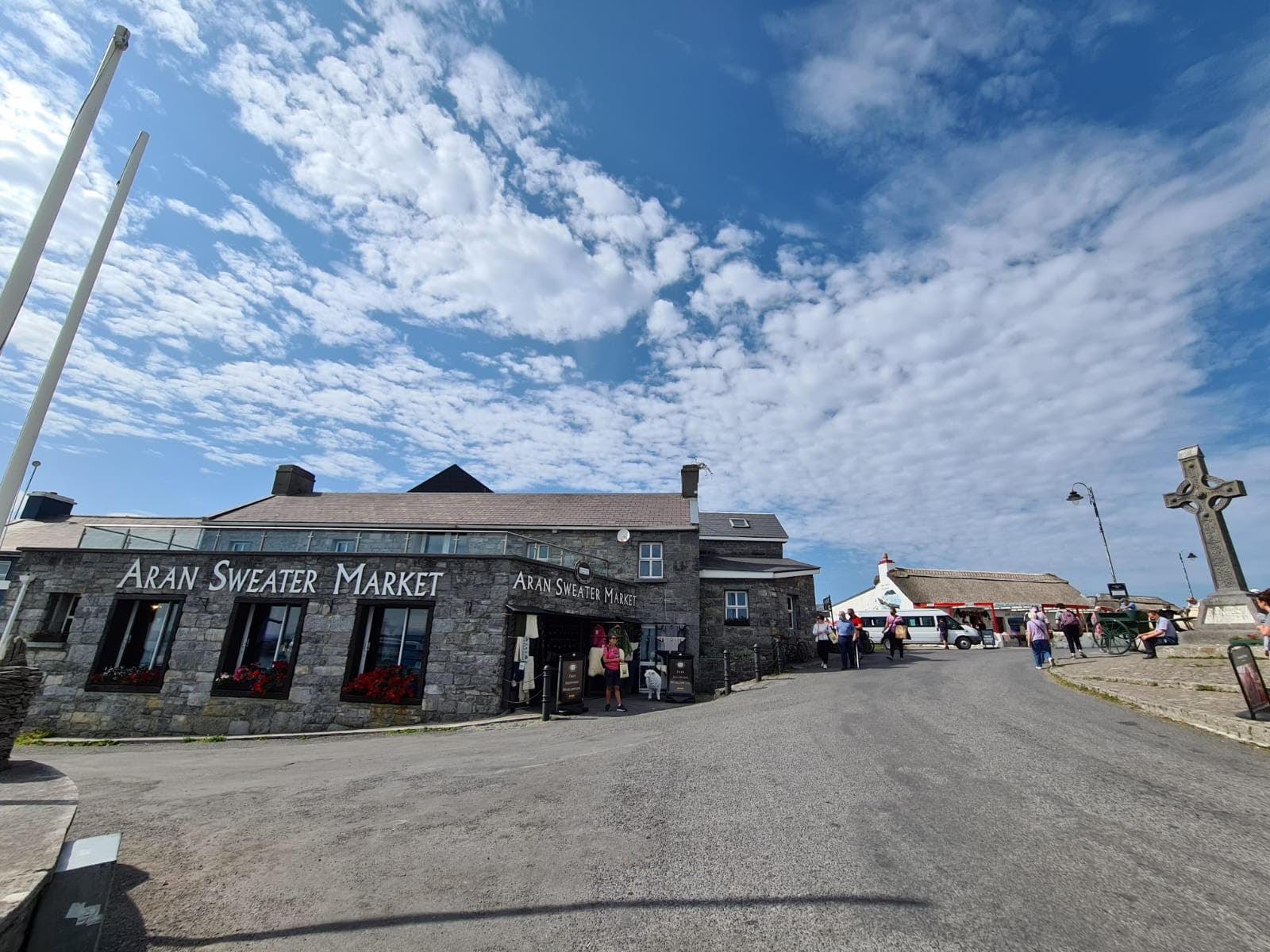 aran sweater market inismor, aran islands, kilronan