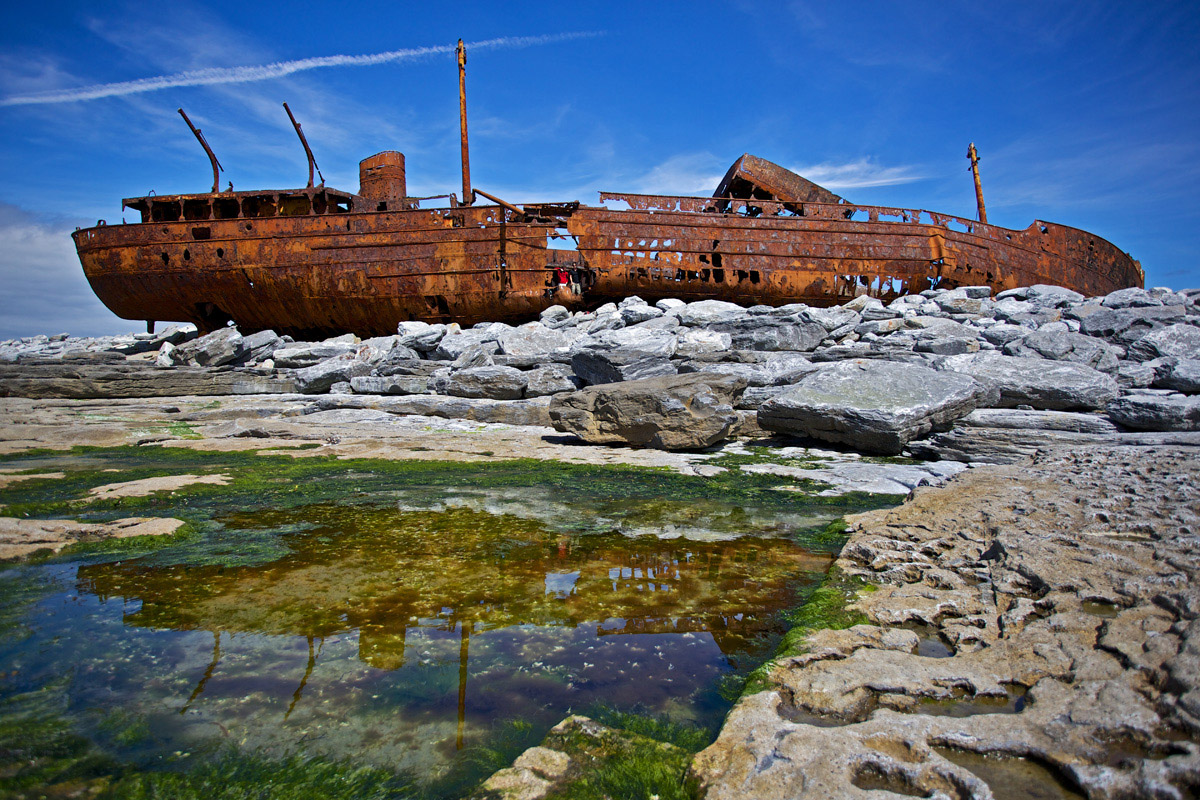  MV Plassey Shipwreck, inis oirr, aran islands, ireland