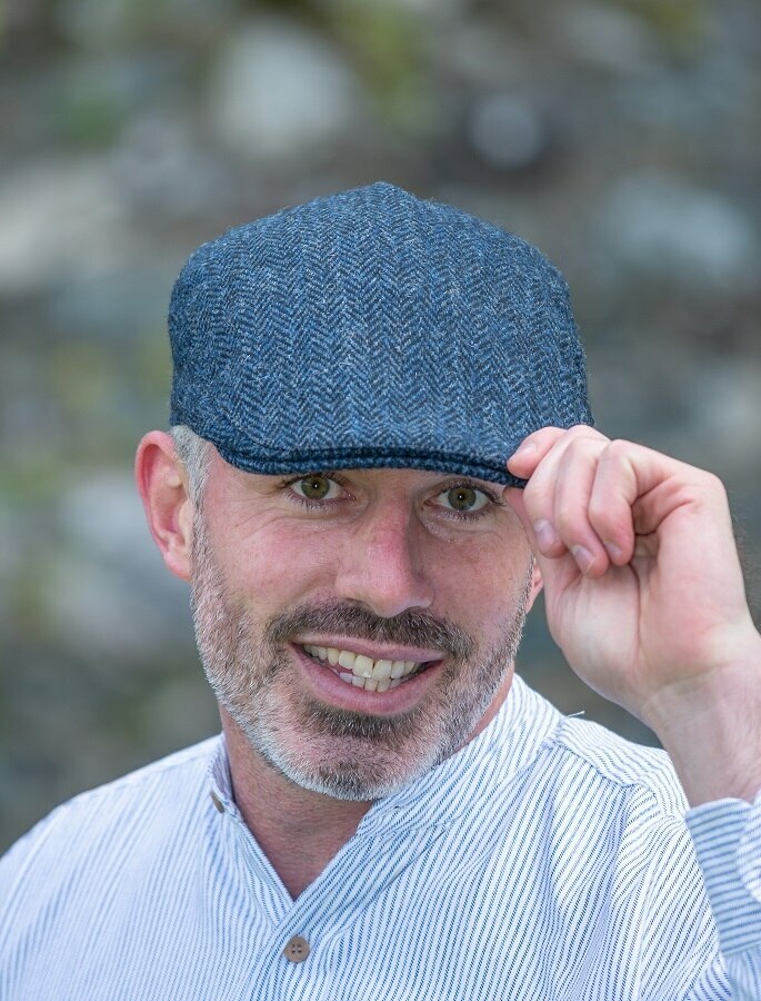 mens tweed flat cap