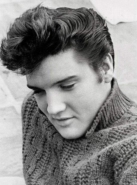 Elvis Presley wears Aran Sweater