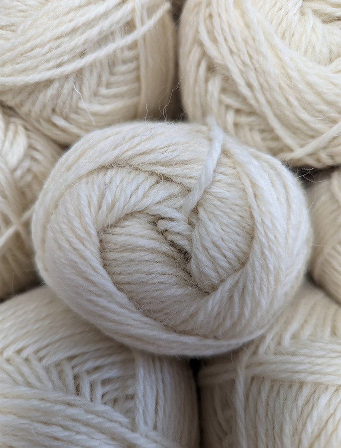 Aran wool, irish aran wool, 3ply wool, white wool