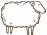 Aran sheep icon